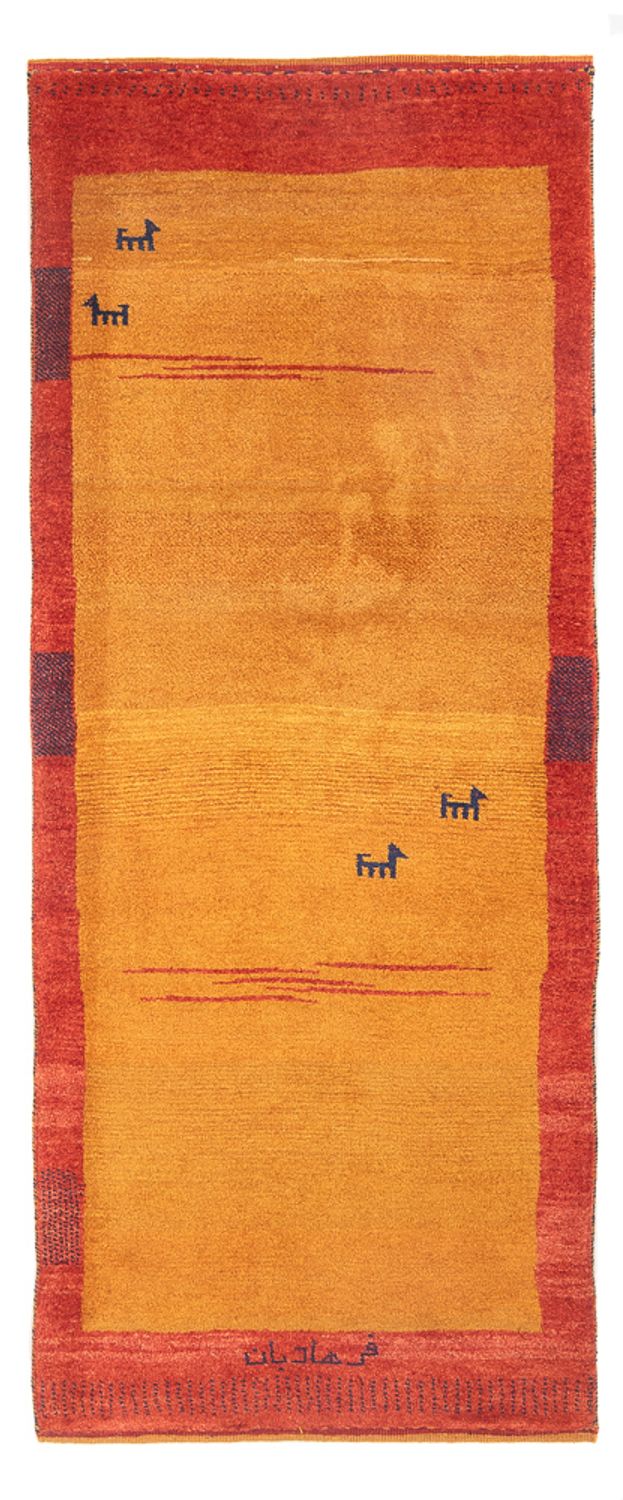 Løber Gabbeh-tæppe - Persisk - 216 x 82 cm - flerfarvet