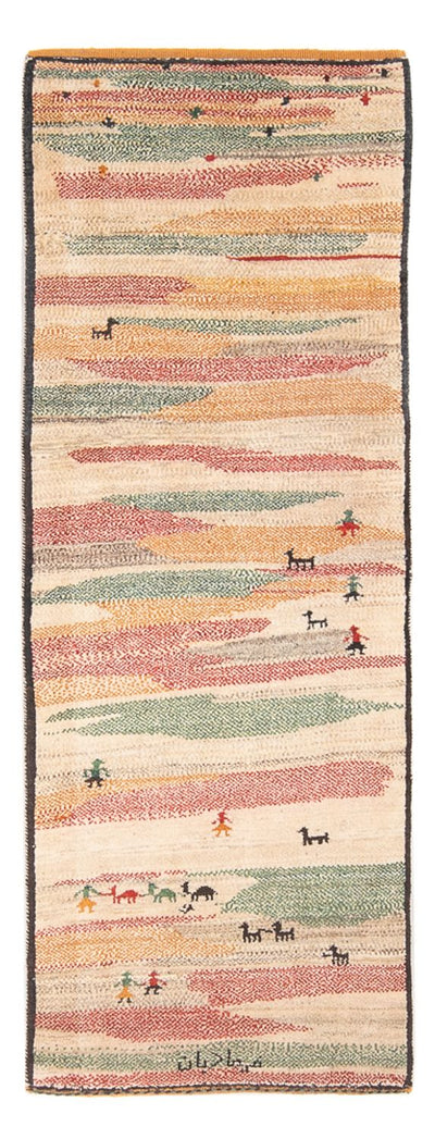 Persisk Gabbeh Tæppe 78x205cm - Perserteppich Wollteppich