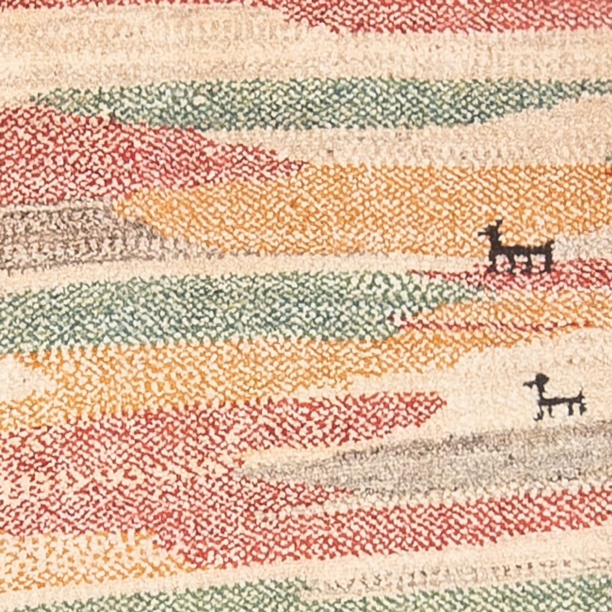 Løber Gabbeh-tæppe - Persisk - 205 x 78 cm - flerfarvet