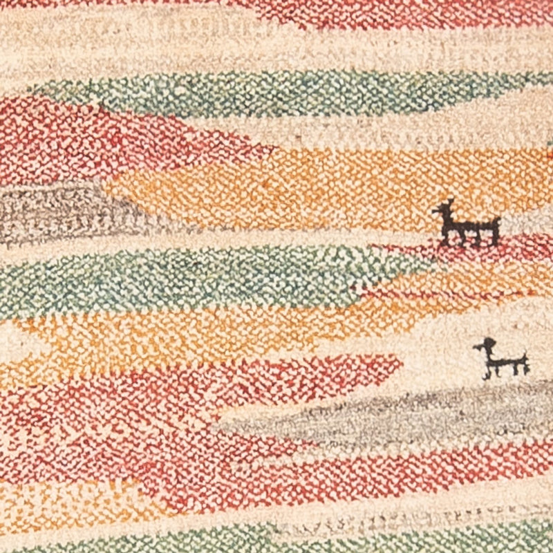 Løber Gabbeh-tæppe - Persisk - 205 x 78 cm - flerfarvet