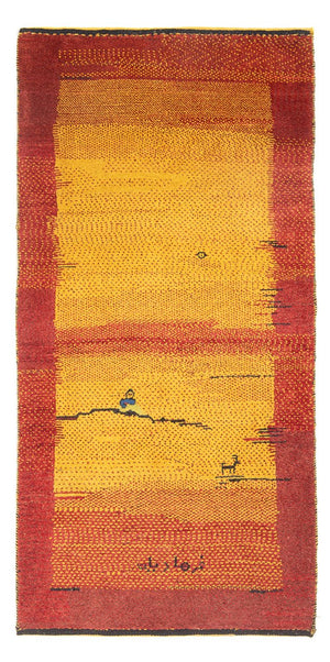Løber Gabbeh-tæppe - Persisk - 188 x 88 cm - flerfarvet