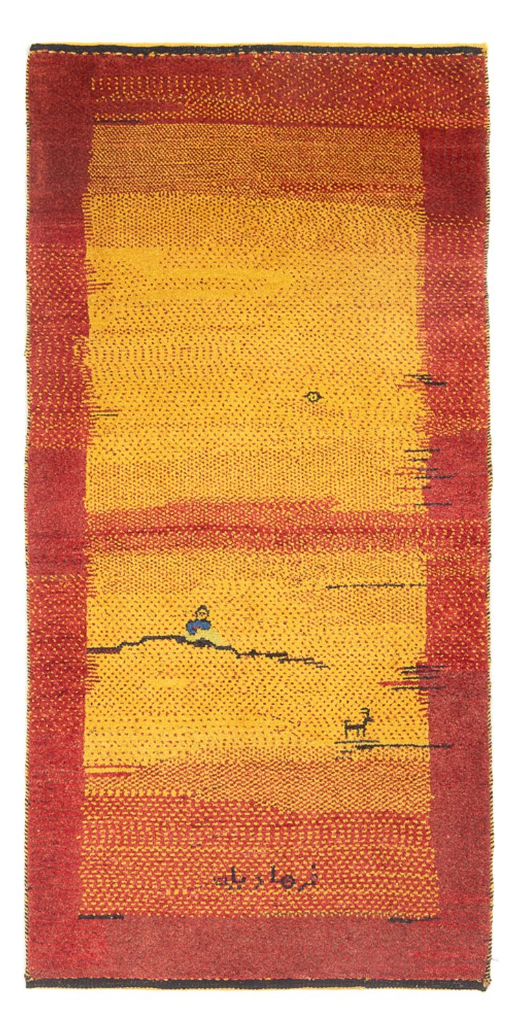 Løber Gabbeh-tæppe - Persisk - 188 x 88 cm - flerfarvet