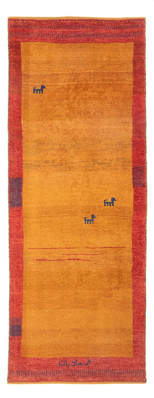 Løber Gabbeh-tæppe - Persisk - 225 x 80 cm - flerfarvet