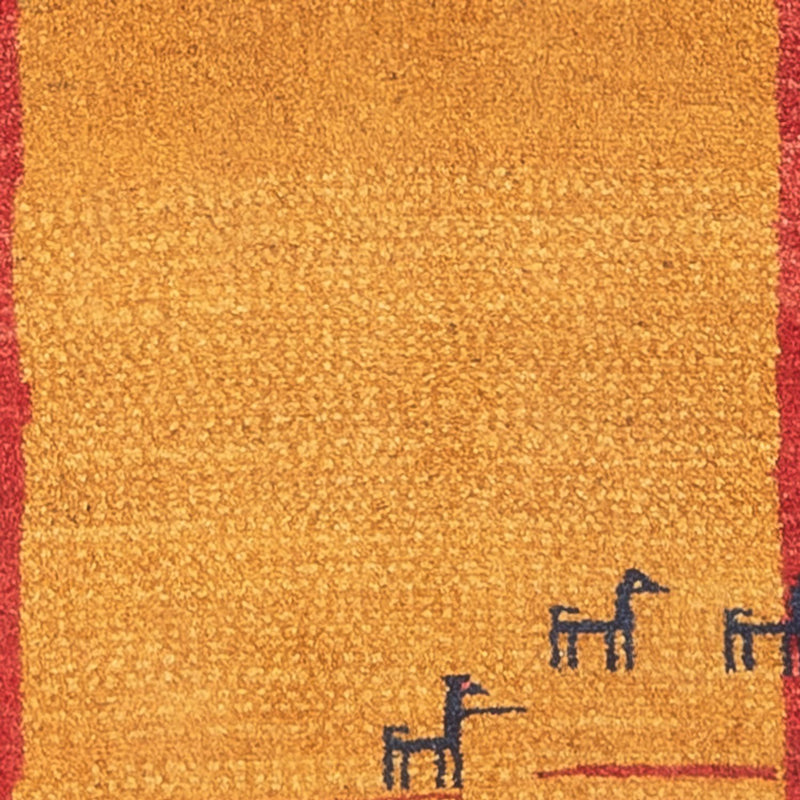 Løber Gabbeh-tæppe - Persisk - 177 x 75 cm - flerfarvet