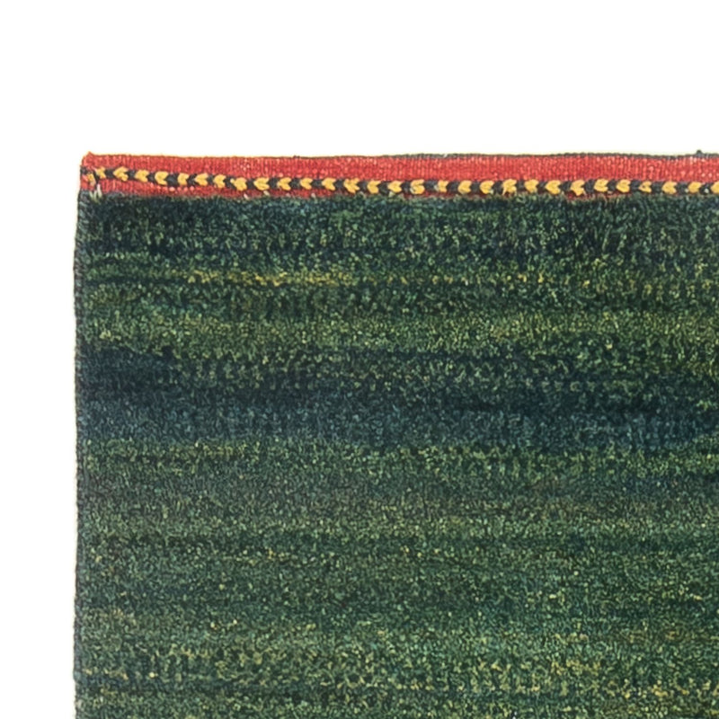 Løber Gabbeh-tæppe - Persisk - 202 x 78 cm - grøn