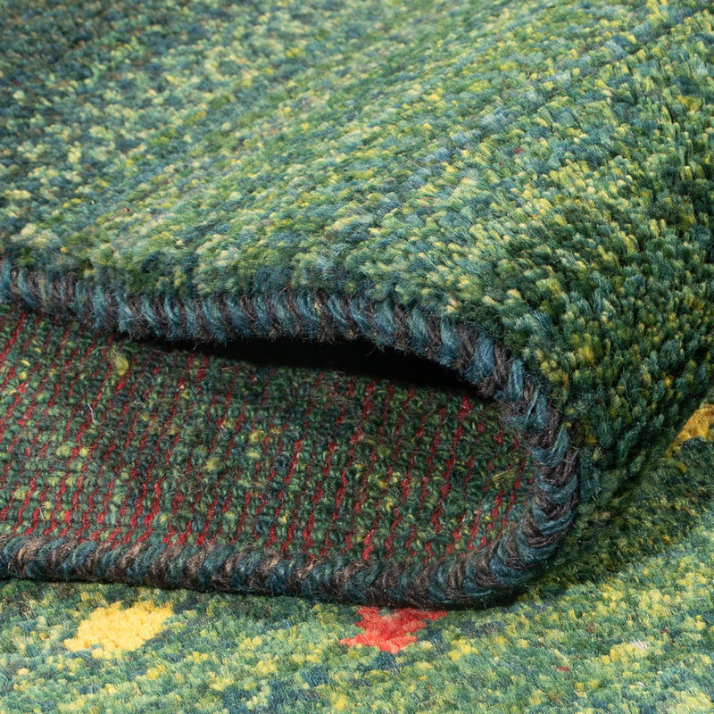 Løber Gabbeh-tæppe - Persisk - 202 x 78 cm - grøn