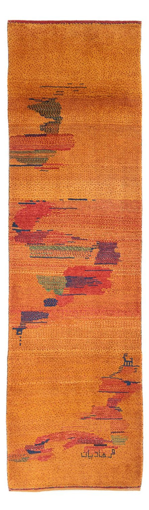 Løber Gabbeh-tæppe - Persisk - 285 x 83 cm - flerfarvet