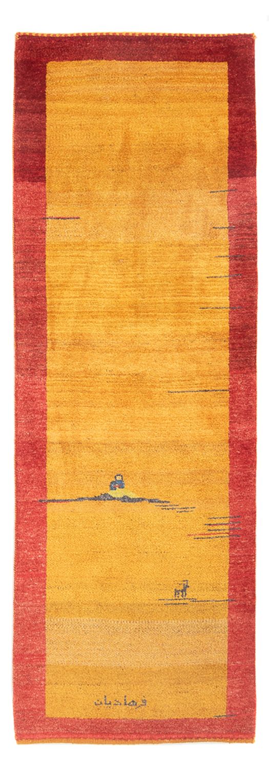 Løber Gabbeh-tæppe - Persisk - 215 x 70 cm - flerfarvet