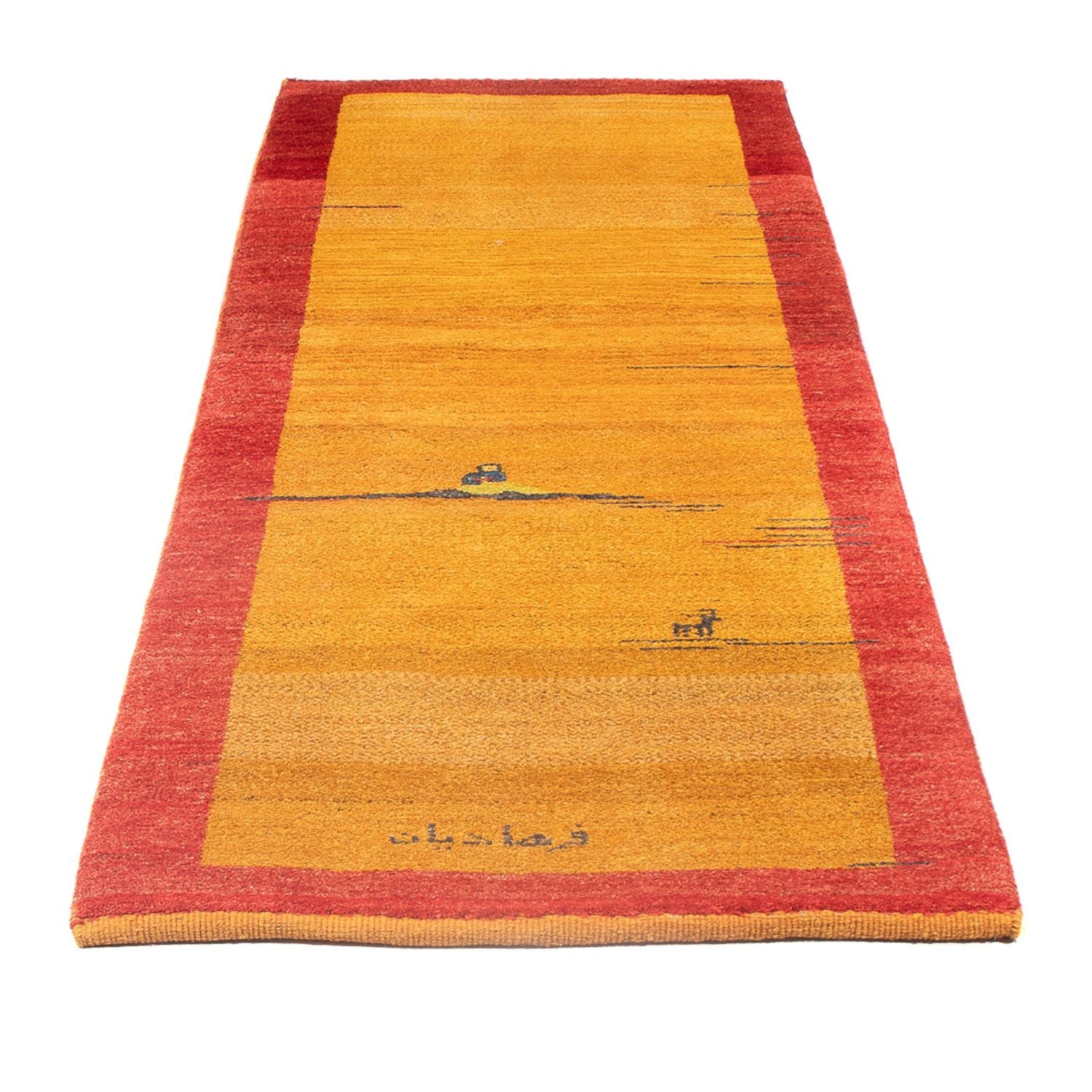 Løber Gabbeh-tæppe - Persisk - 215 x 70 cm - flerfarvet