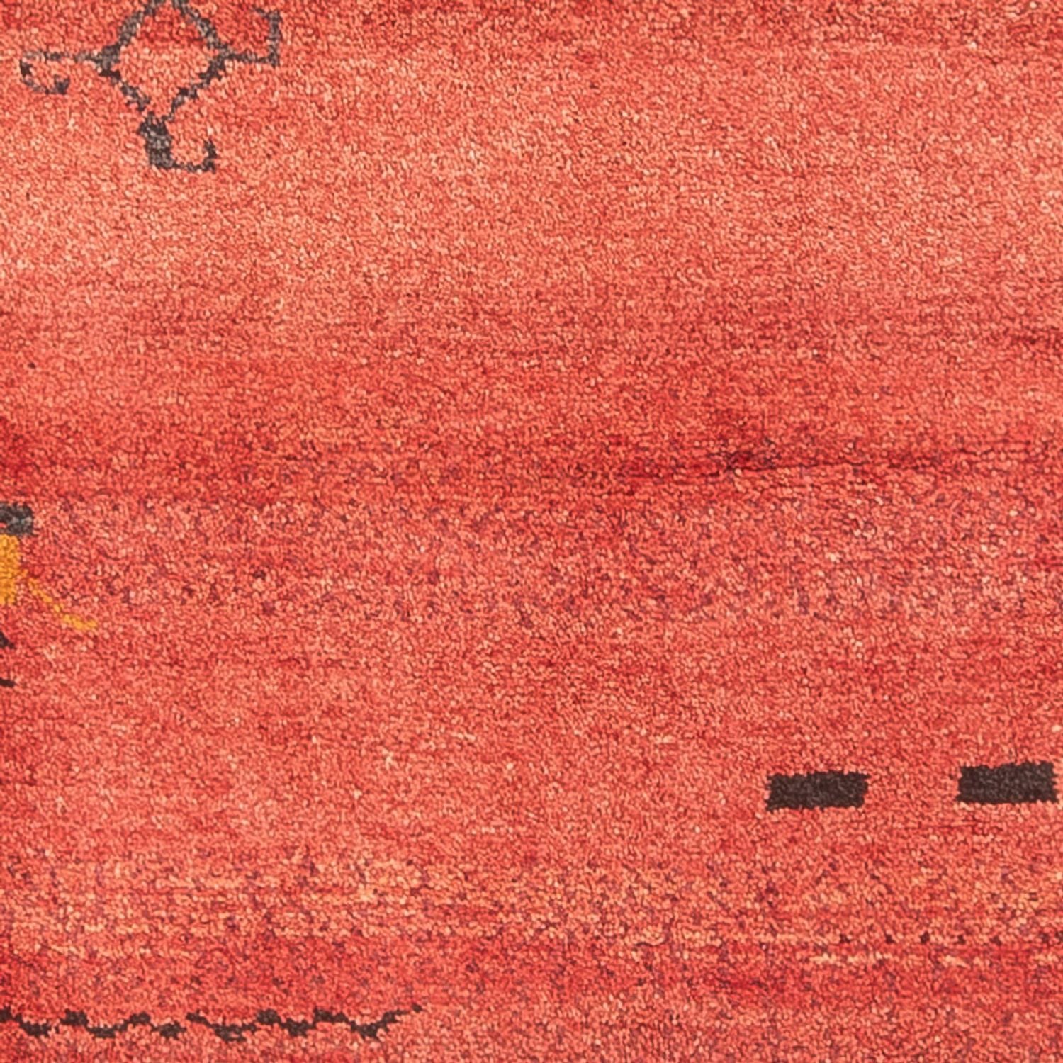 Løber Gabbeh-tæppe - Persisk - 225 x 83 cm - lysrød