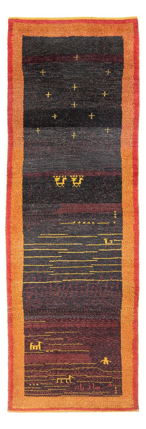 Løber Gabbeh-tæppe - Persisk - 260 x 86 cm - flerfarvet