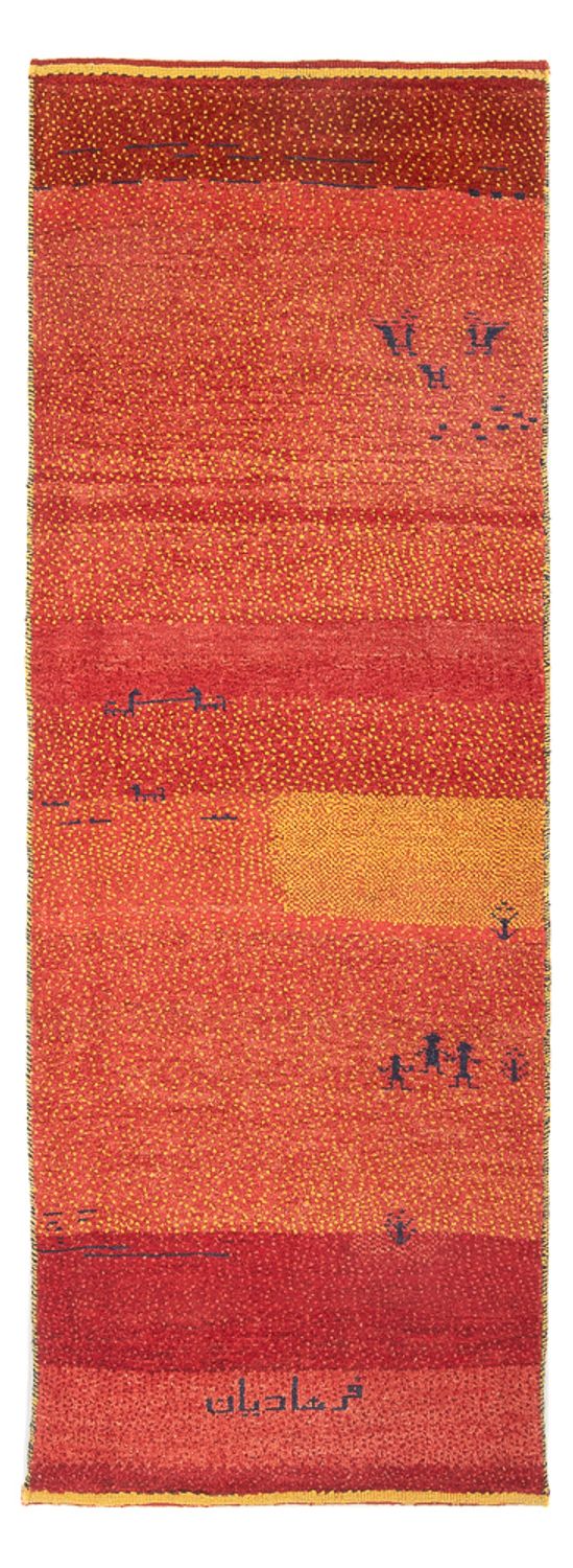 Løber Gabbeh-tæppe - Persisk - 237 x 84 cm - flerfarvet