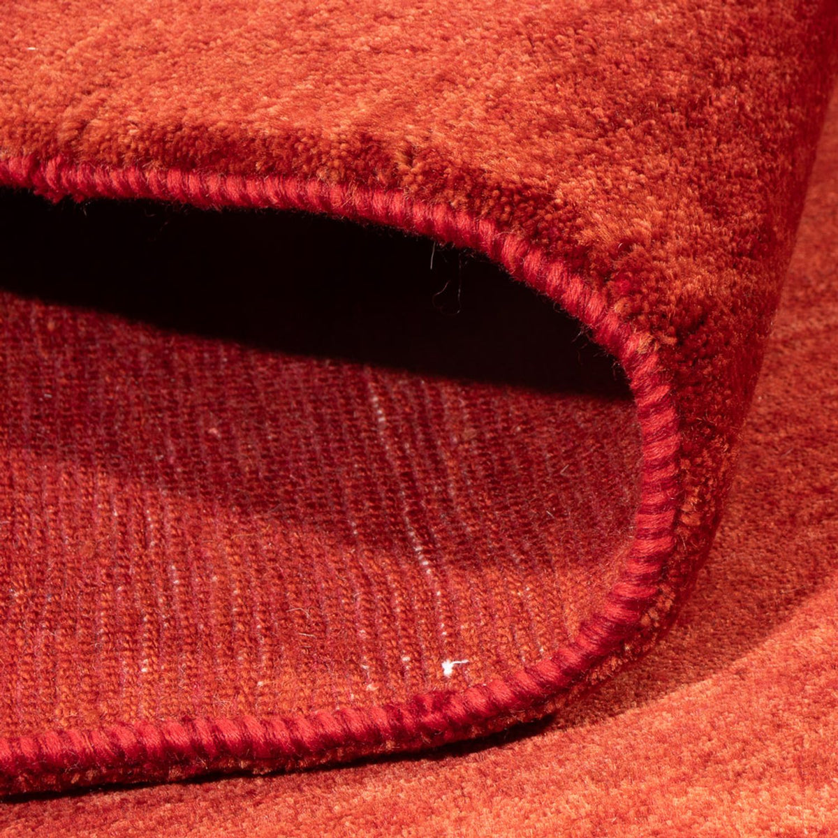 Gabbeh-tæppe - Persisk - 251 x 176 cm - rød