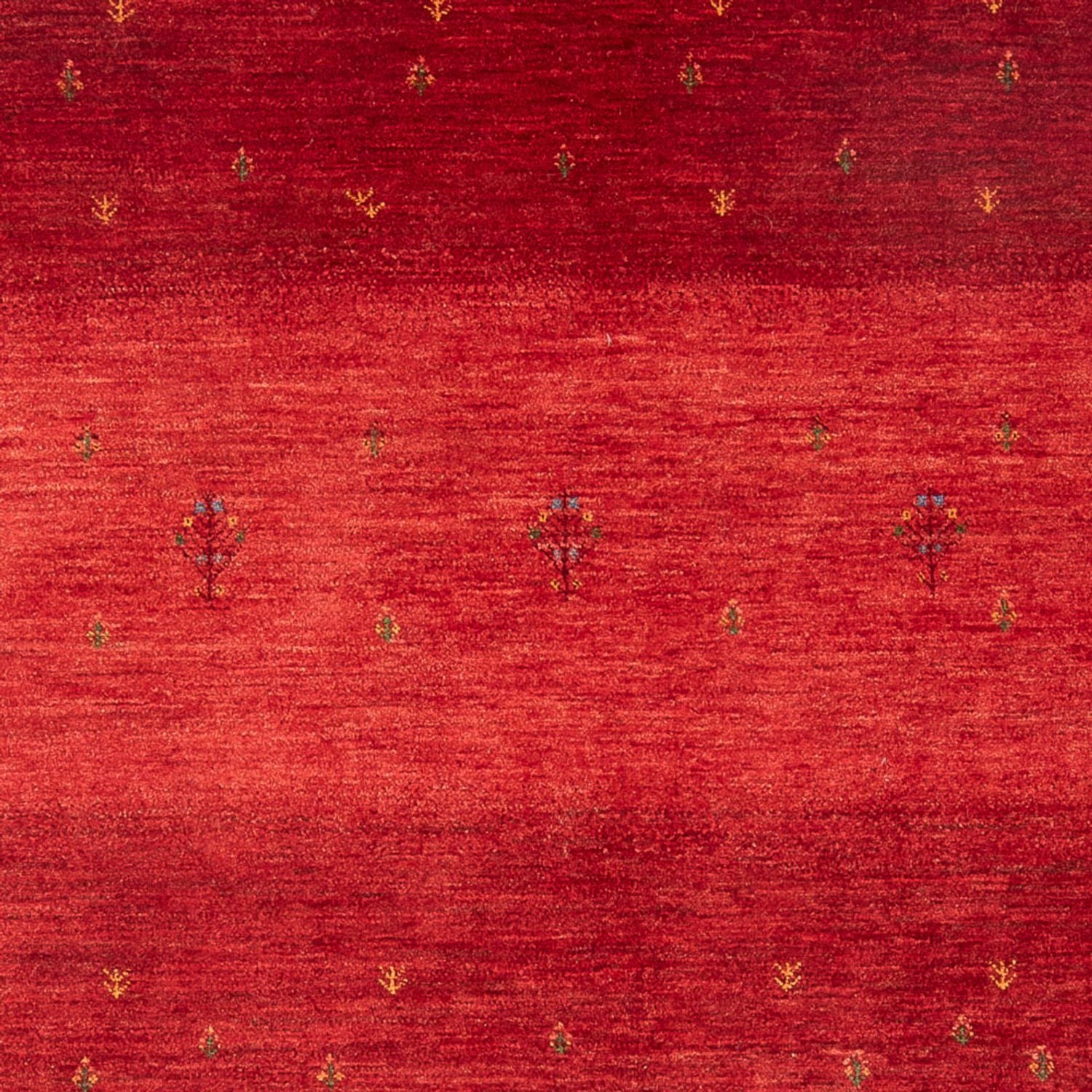 Gabbeh Tæppe - Loribaft Persisk - 257 x 173 cm - rød