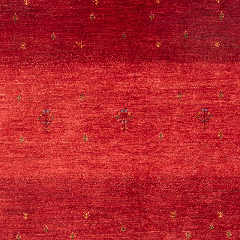 Gabbeh Tæppe - Loribaft Persisk - 257 x 173 cm - rød