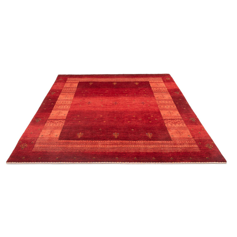 Gabbeh Tæppe - Loribaft Persisk - 257 x 173 cm - rød