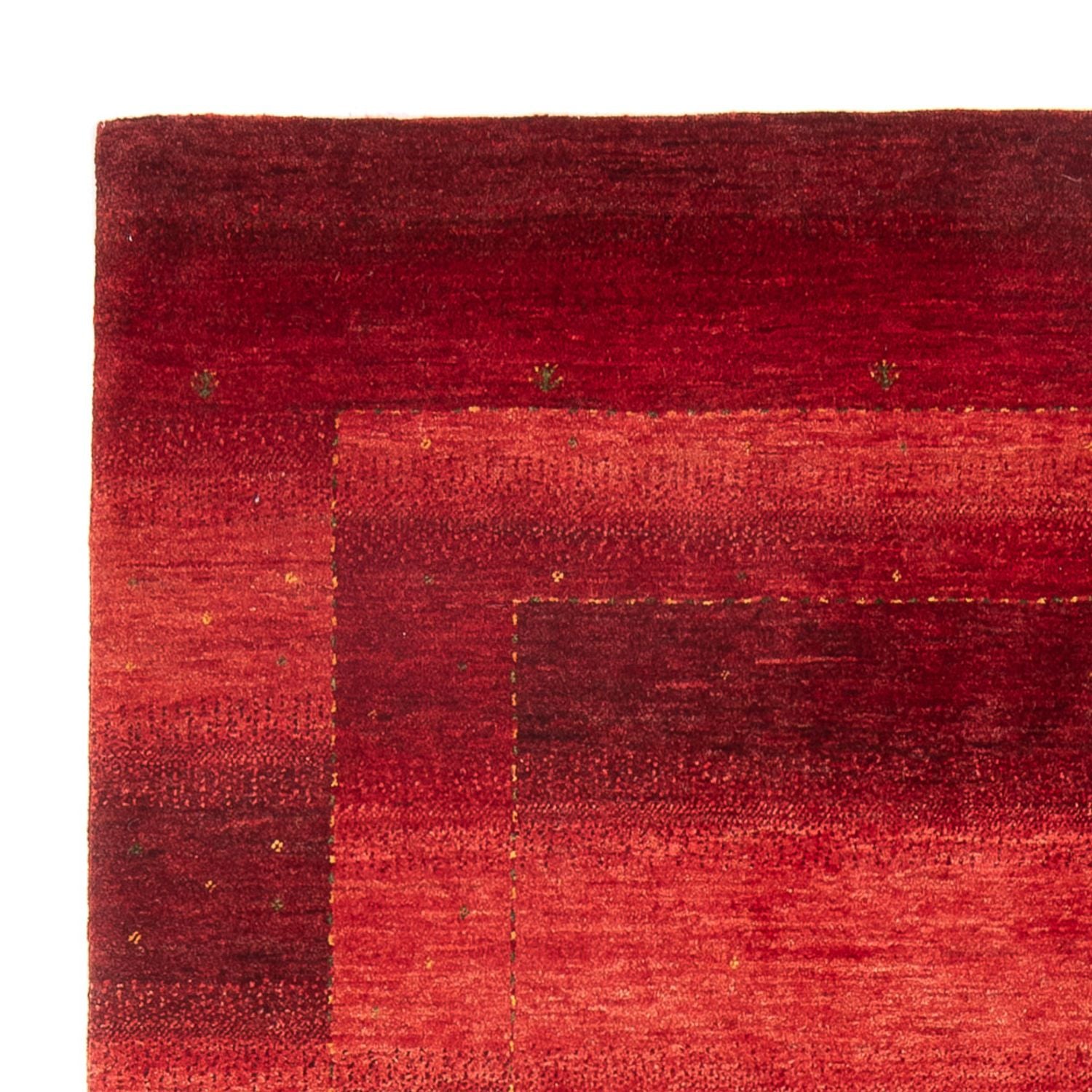 Gabbeh Tæppe - Loribaft Persisk - 222 x 150 cm - rød
