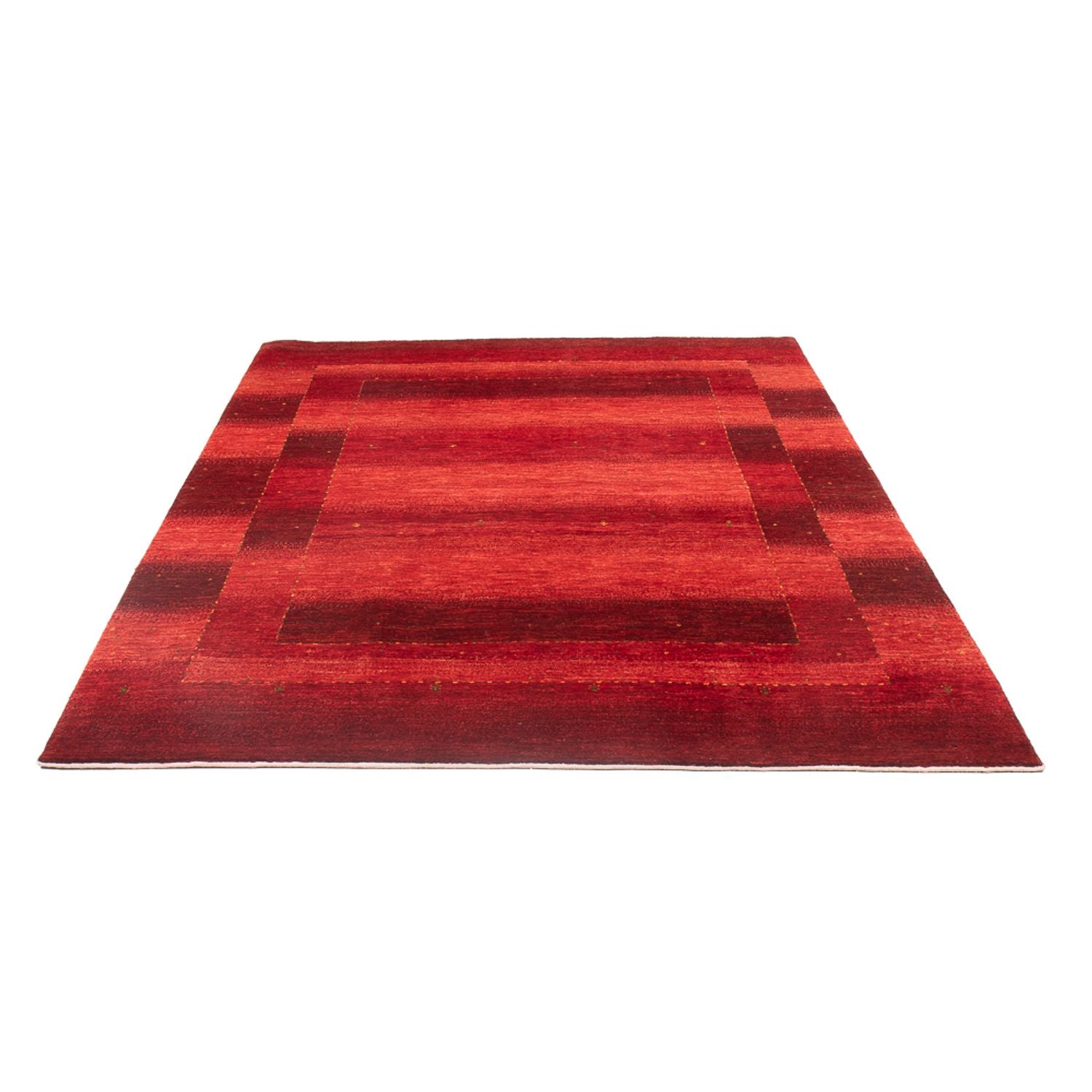 Gabbeh Tæppe - Loribaft Persisk - 222 x 150 cm - rød