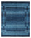 Gabbeh Tæppe - Loribaft Persisk - 225 x 186 cm - havblå