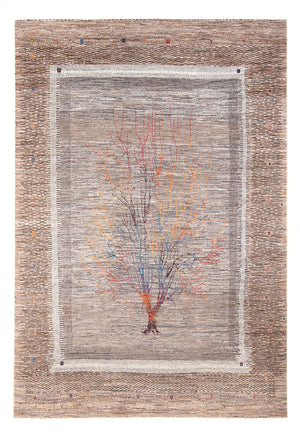 Gabbeh Tæppe - Loribaft Persisk - 306 x 212 cm - flerfarvet
