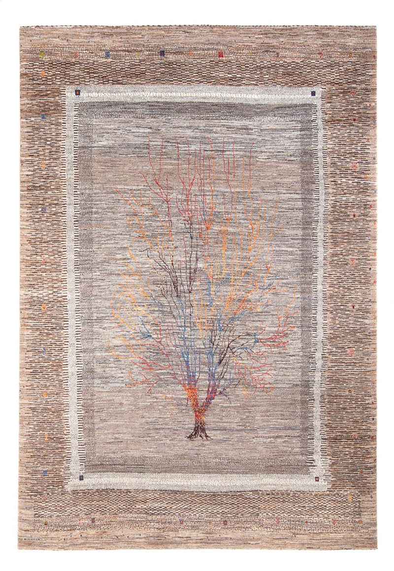 Gabbeh Tæppe - Loribaft Persisk - 306 x 212 cm - flerfarvet