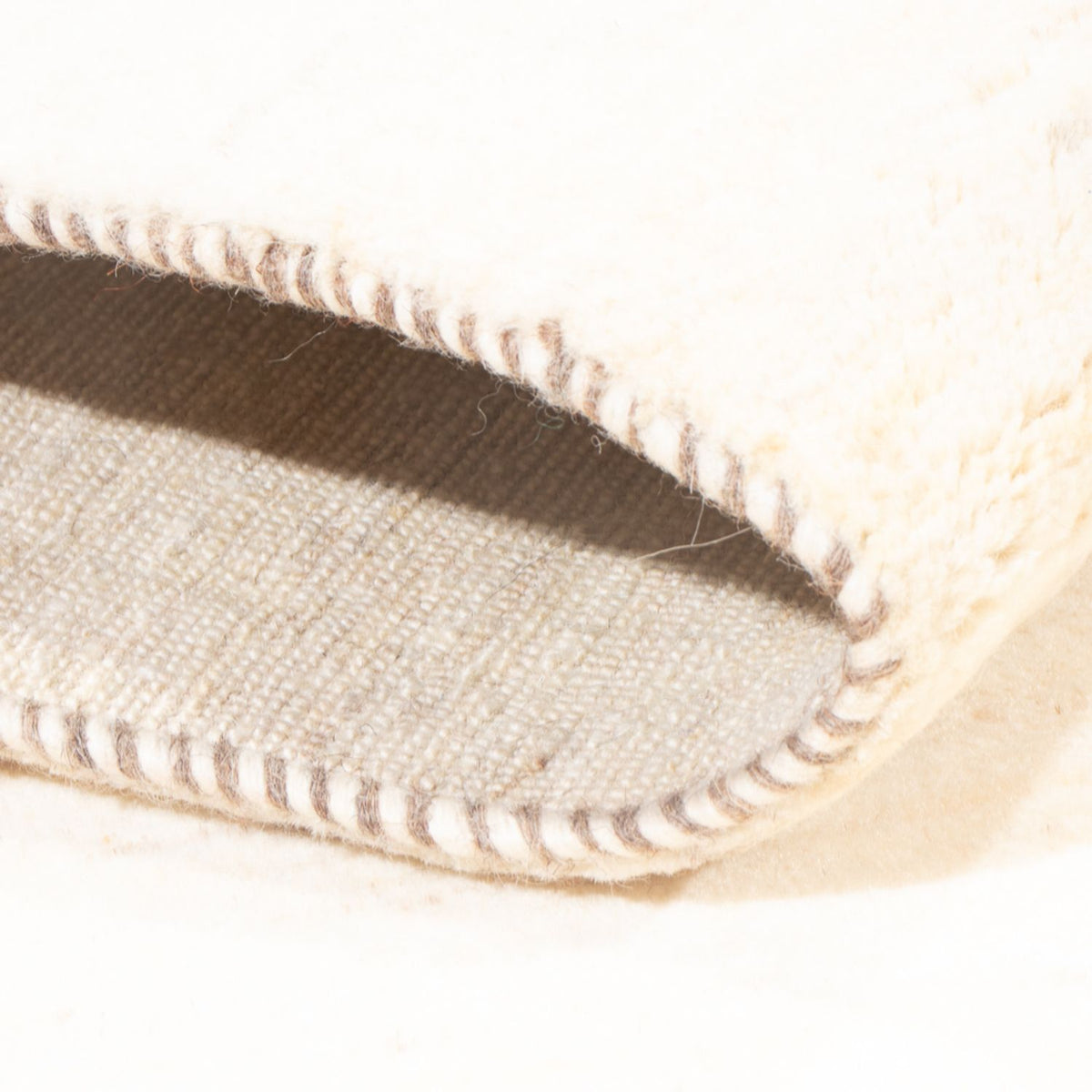 Gabbeh Tæppe - Loribaft Persisk - 198 x 147 cm - lysegrå