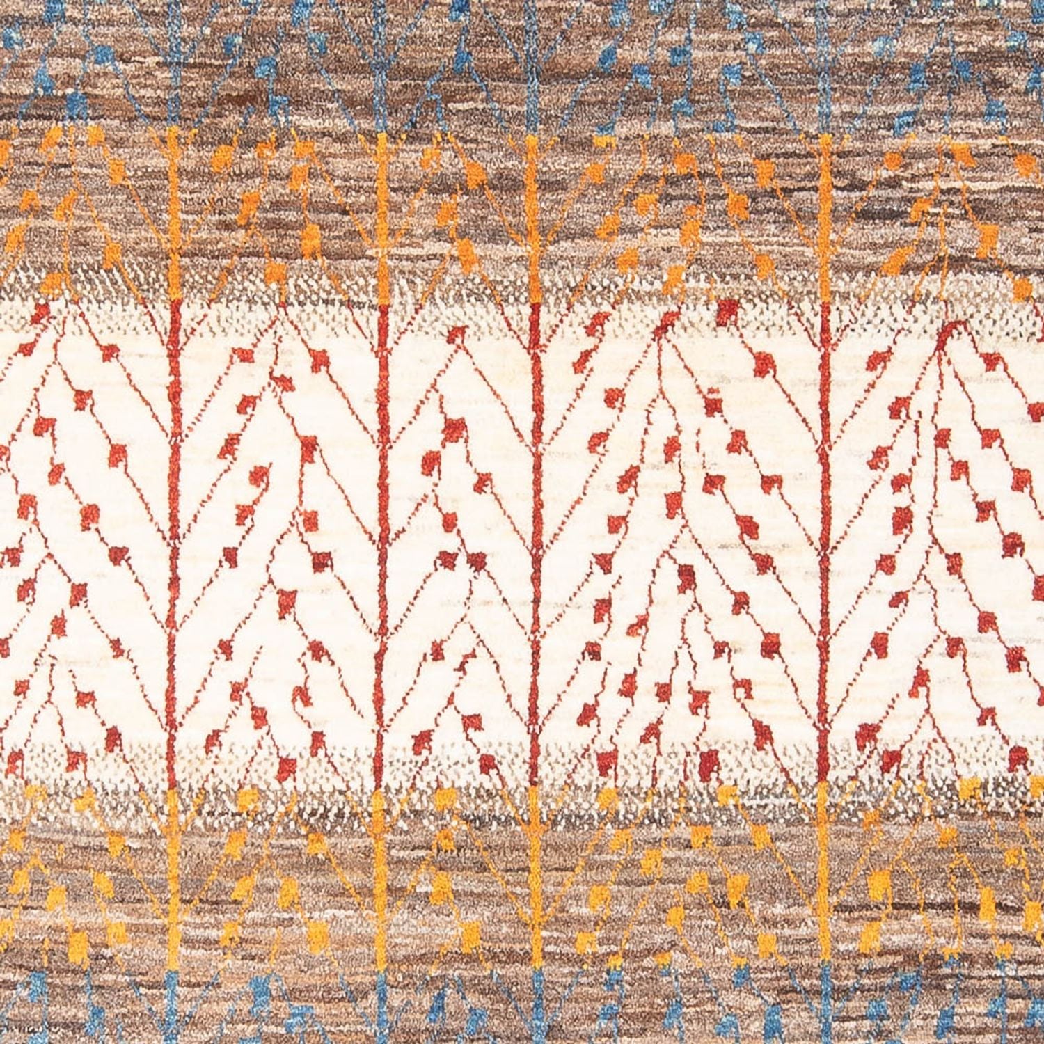 Gabbeh Tæppe - Loribaft Persisk - 218 x 154 cm - flerfarvet
