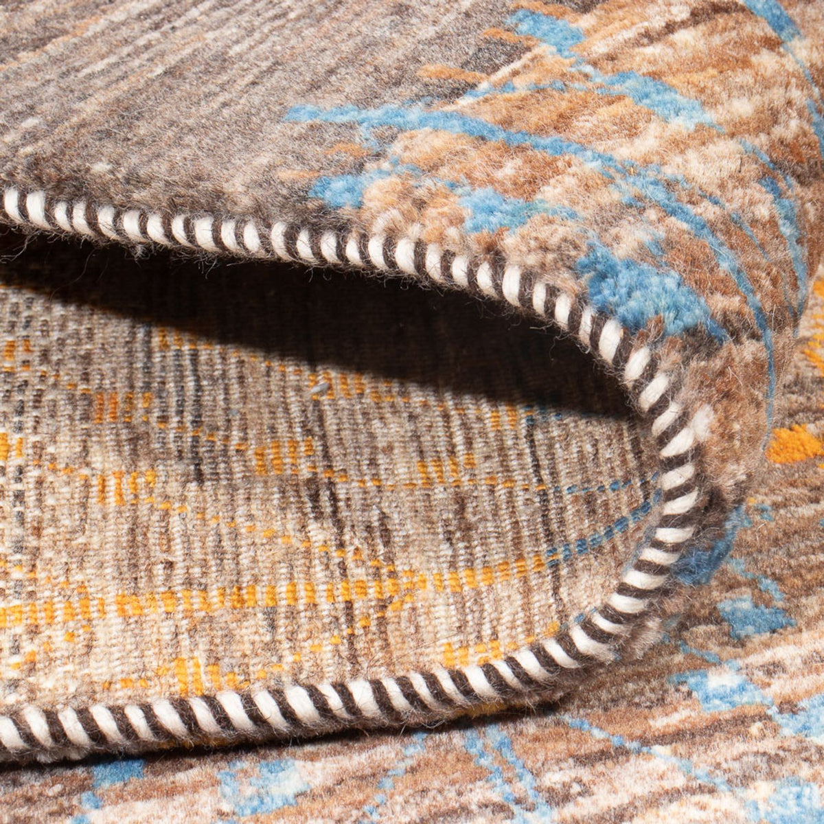 Gabbeh Tæppe - Loribaft Persisk - 218 x 154 cm - flerfarvet