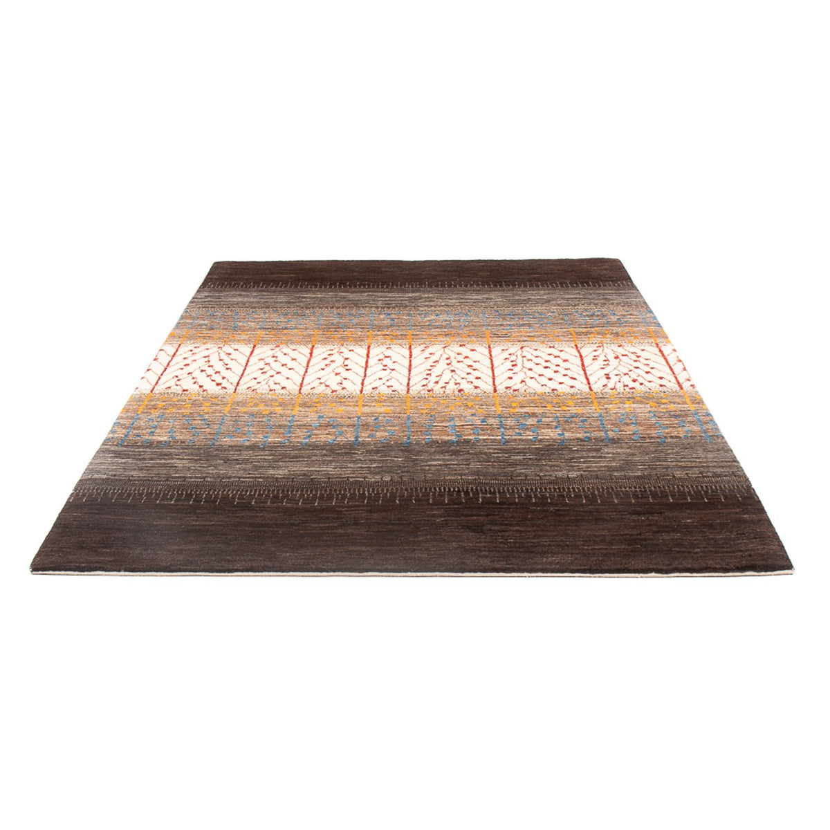 Gabbeh Tæppe - Loribaft Persisk - 218 x 154 cm - flerfarvet