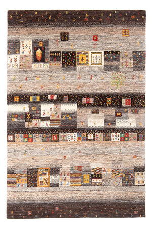 Gabbeh Tæppe - Loribaft Persisk - 196 x 131 cm - flerfarvet