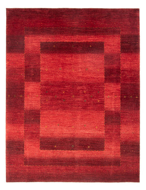 Gabbeh Tæppe - Loribaft Persisk - 204 x 155 cm - rød
