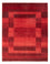 Gabbeh Tæppe - Loribaft Persisk - 204 x 155 cm - rød