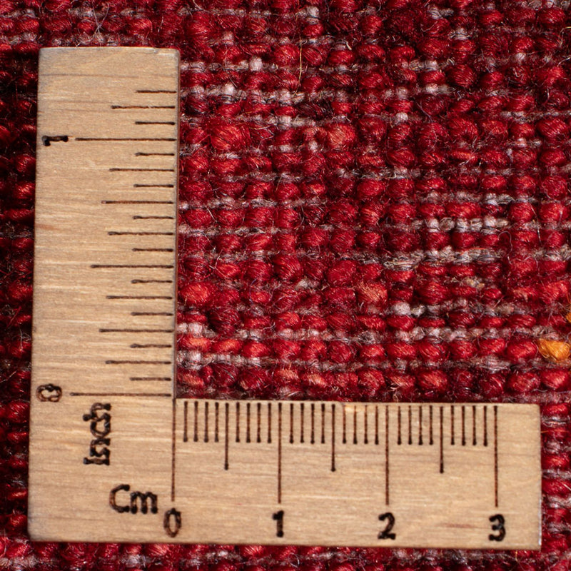 Gabbeh Tæppe - Loribaft Persisk - 204 x 155 cm - rød