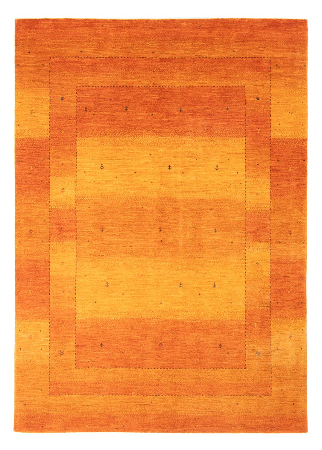 Gabbeh Tæppe - Loribaft Persisk - 209 x 155 cm - orange