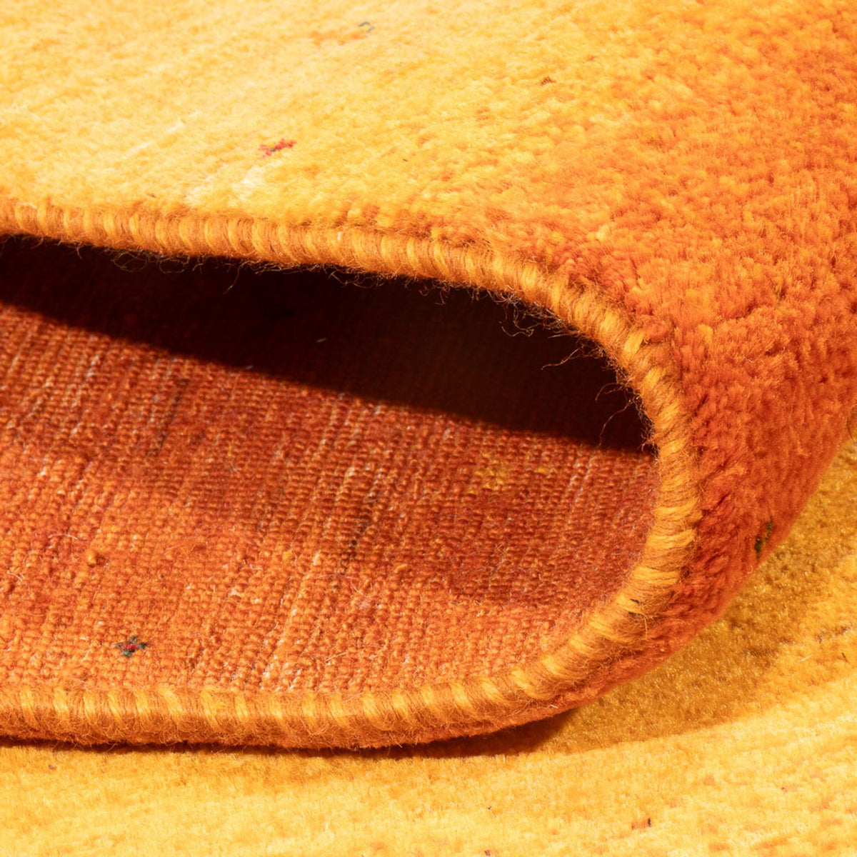 Gabbeh Tæppe - Loribaft Persisk - 209 x 155 cm - orange