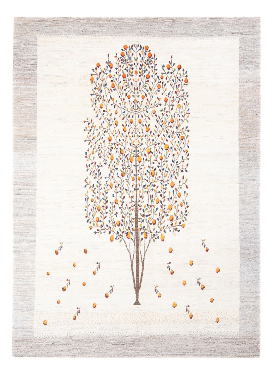 Gabbeh Tæppe - Loribaft Persisk - 206 x 148 cm - flerfarvet