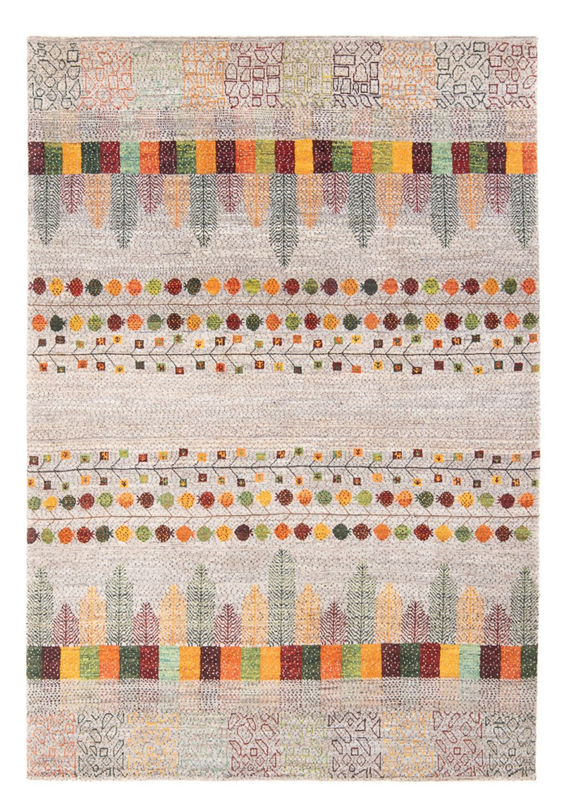 Gabbeh Tæppe - Loribaft Persisk - 215 x 152 cm - flerfarvet