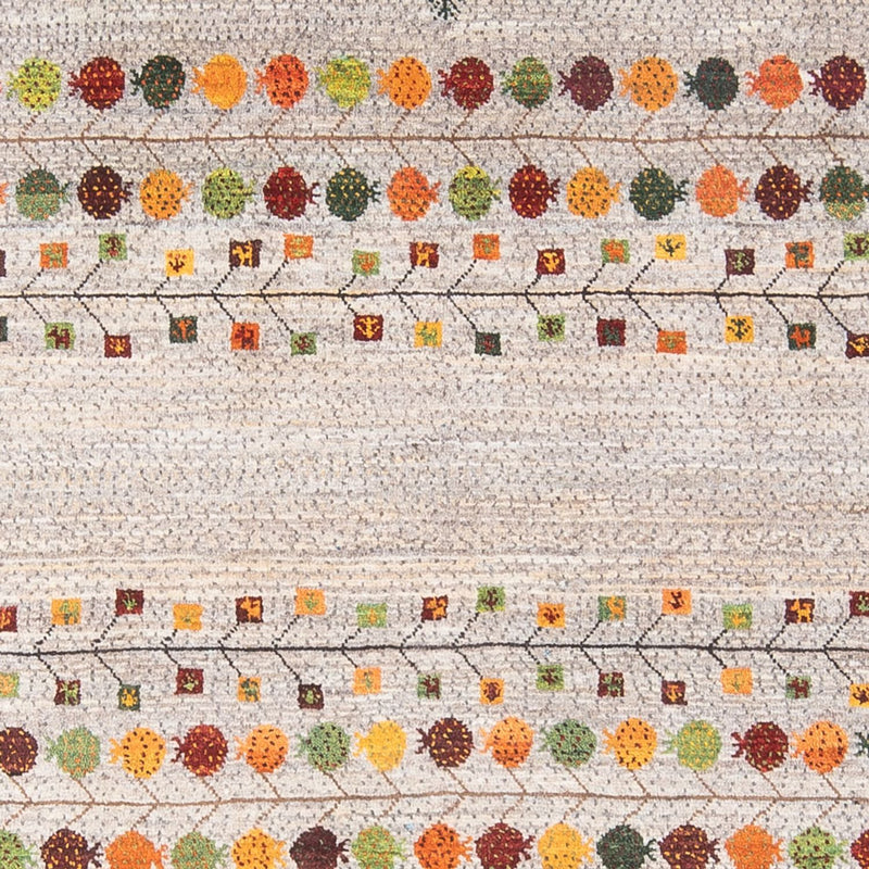 Gabbeh Tæppe - Loribaft Persisk - 215 x 152 cm - flerfarvet