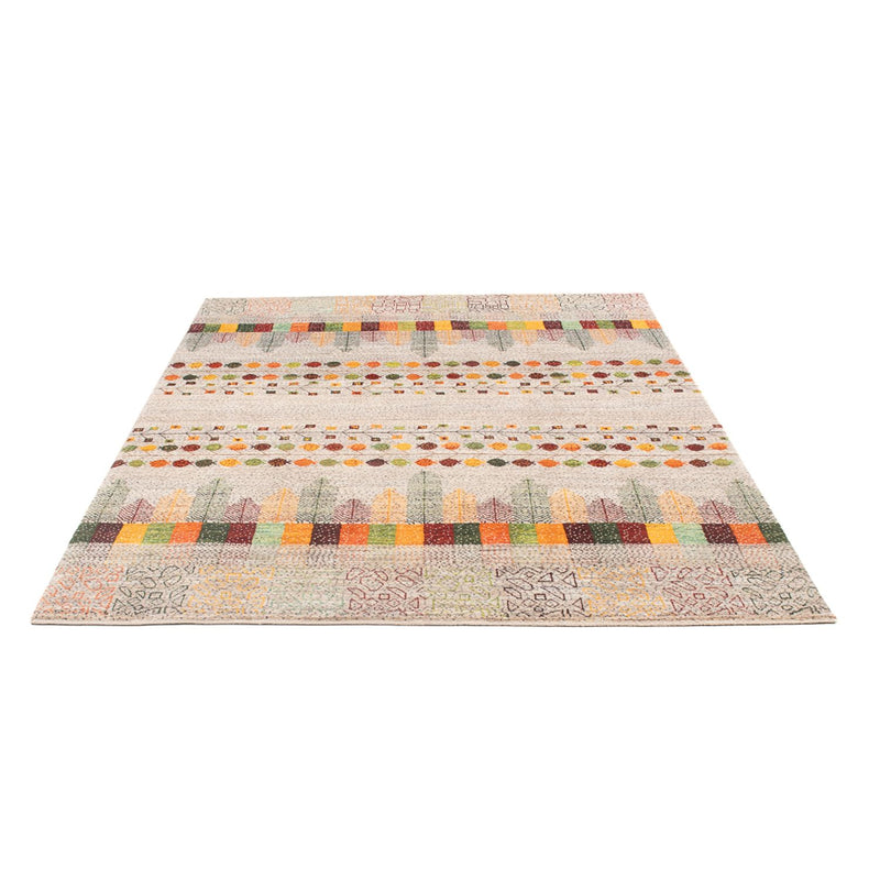 Gabbeh Tæppe - Loribaft Persisk - 215 x 152 cm - flerfarvet