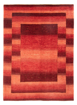 Gabbeh Tæppe - Loribaft Persisk - 208 x 157 cm - lysrød