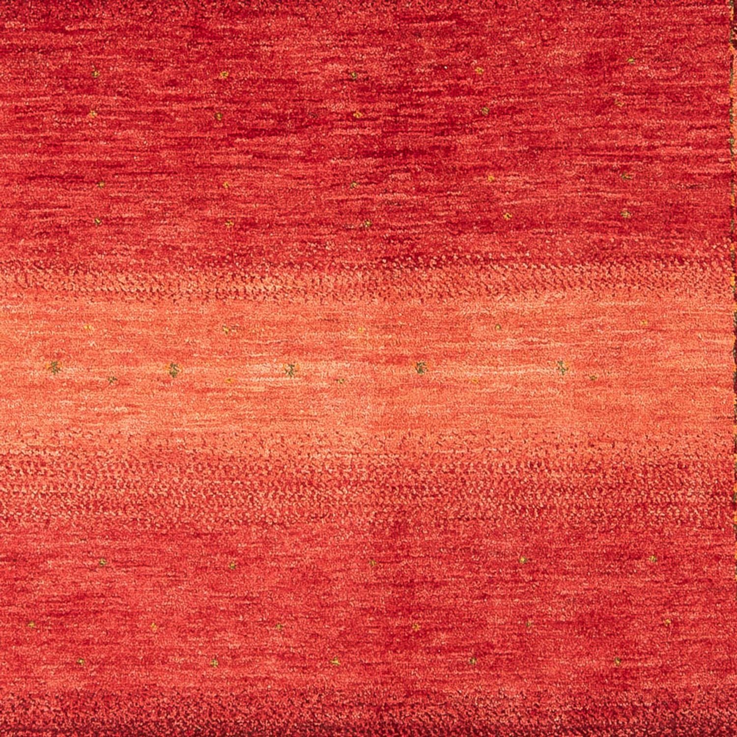 Gabbeh Tæppe - Loribaft Persisk - 208 x 157 cm - lysrød