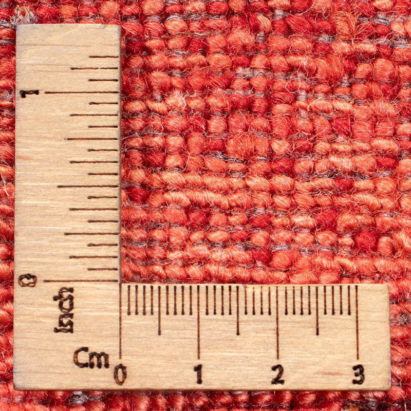 Gabbeh Tæppe - Loribaft Persisk - 208 x 157 cm - lysrød