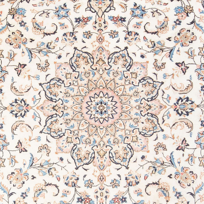 Persisk tæppe - Keshan - 293 x 195 cm - creme