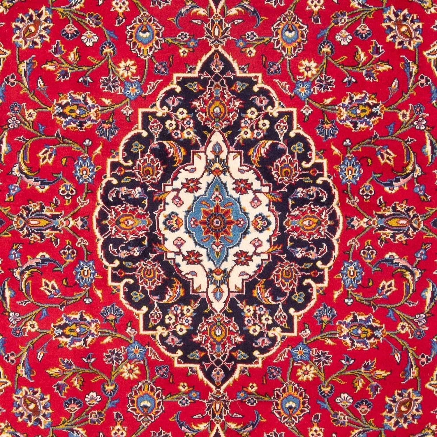 Persisk tæppe - Keshan - 296 x 203 cm - rød