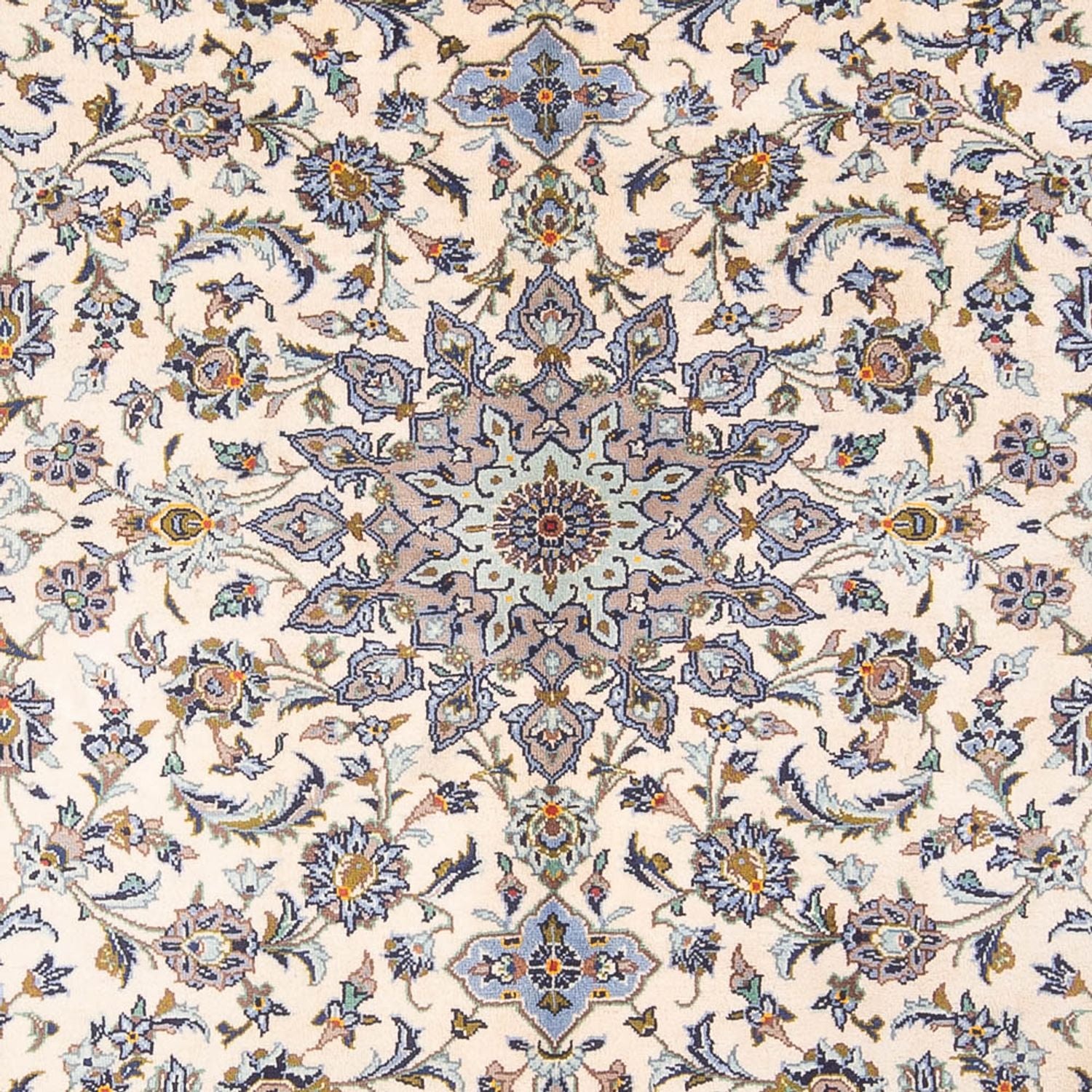 Persisk tæppe - Keshan - 298 x 208 cm - creme
