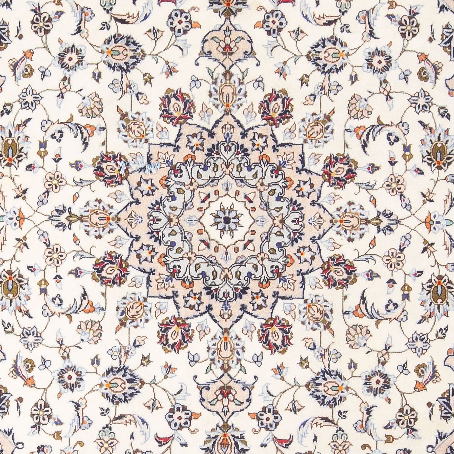 Persisk tæppe - Keshan - 302 x 199 cm - creme
