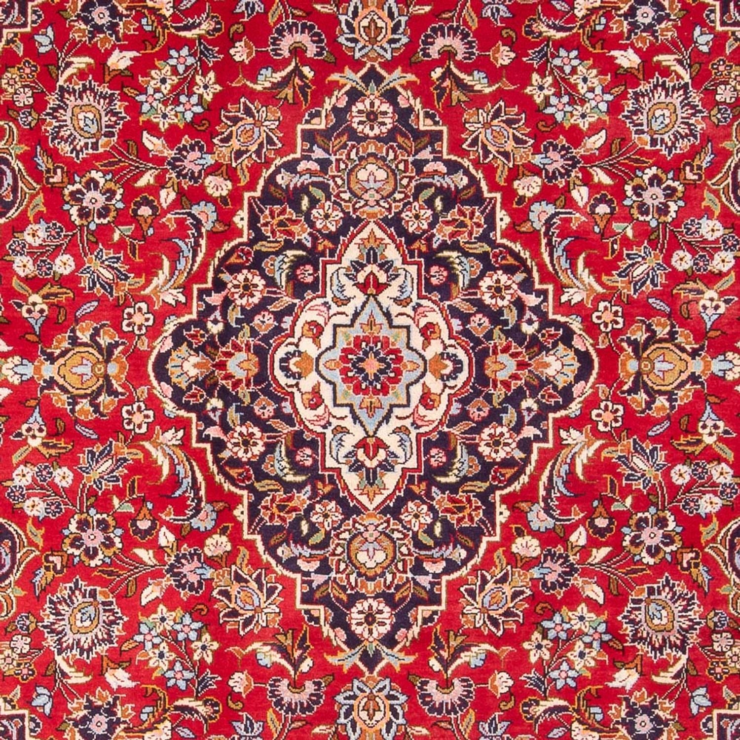 Persisk tæppe - Keshan - 307 x 203 cm - rød