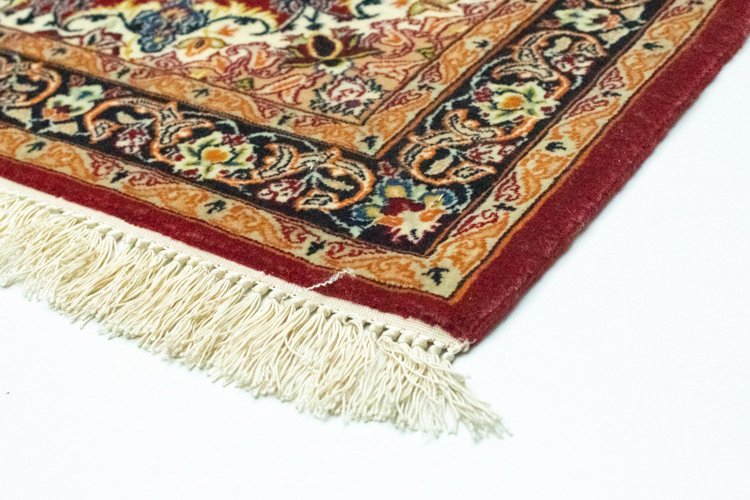 Persisk tæppe - Isfahan - Premium - 99 x 71 cm - rød