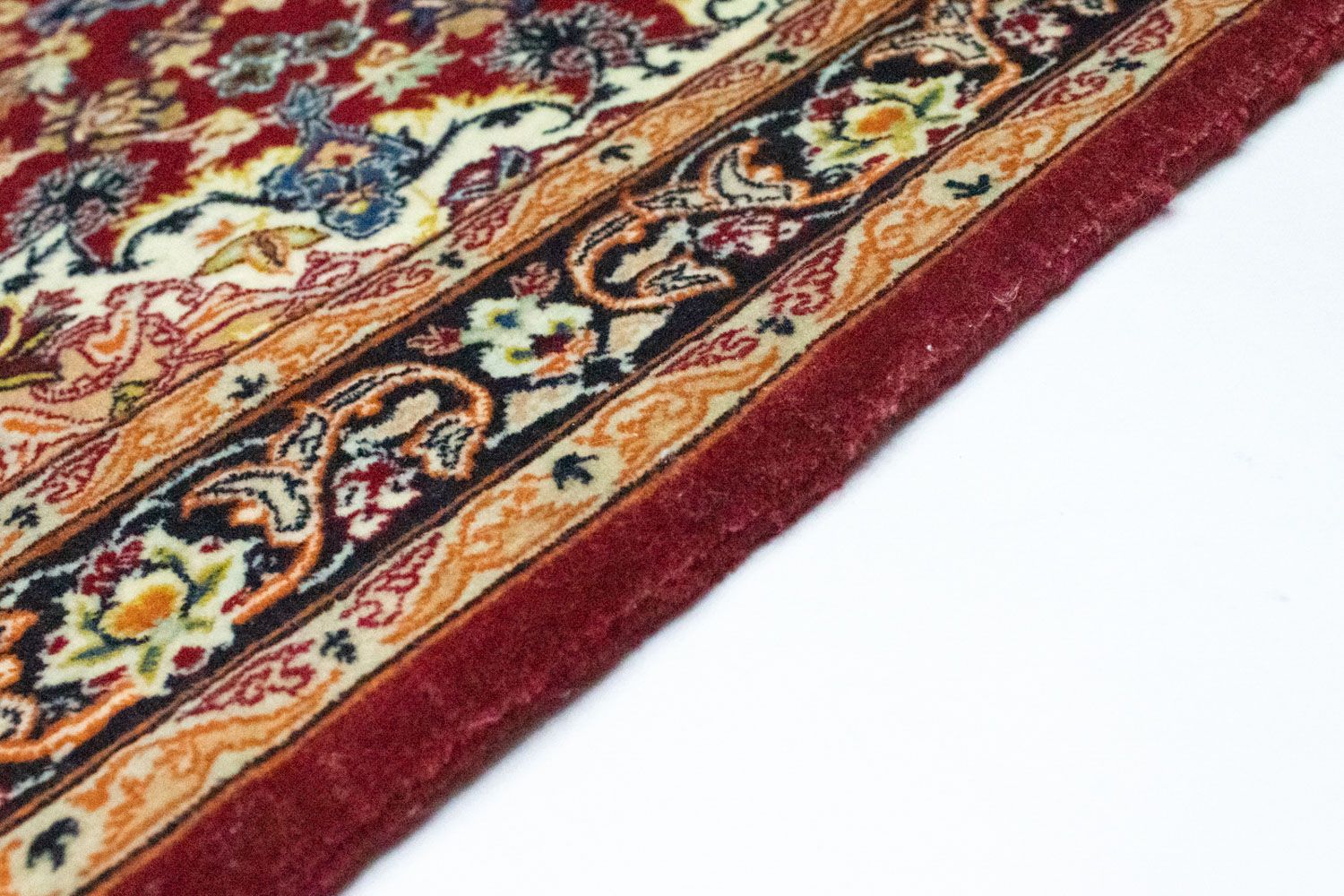 Persisk tæppe - Isfahan - Premium - 99 x 71 cm - rød