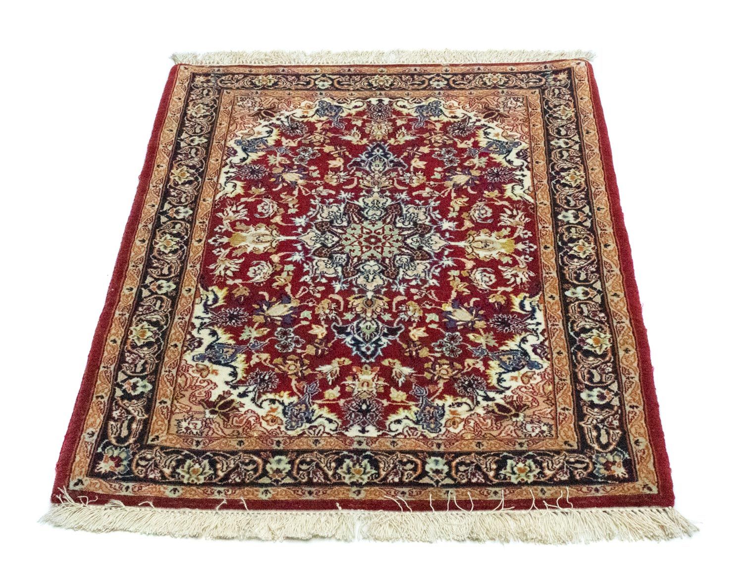 Persisk tæppe - Isfahan - Premium - 99 x 71 cm - rød
